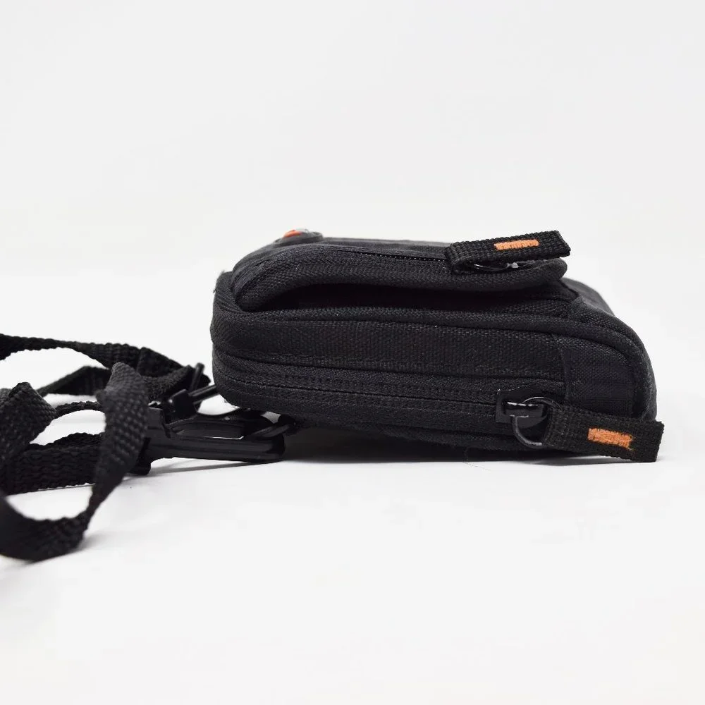 Lowepro Camera Bag Storage Full Zip Pockets Small Black Shoulder Strap Travel